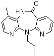 5,11-Dihydro-4-methyl-11-propyl-6H-dipyrido[3,2-b:2',3'-e][1,4]diazepin-6-one molecular structure (CAS 287980-85-2)