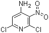 4-Amino-2,6-dichloro-3-nitropyridine molecular structure (CAS 2897-43-0)