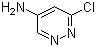 结构式 CAS# 29049-45-4, 6-氯-4-氨基哒嗪