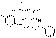 structure of CAS# 290815-26-8, SPP-301;Avosentan; Ro 67-0565; N-[6-Methoxy-5-(2-methoxyphenoxy)-2-(4-pyridinyl)-4-pyrimidinyl]-5-methyl-2-pyridinesulfonamide