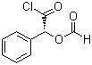 R)-(-)-O-甲酰基扁桃酸酰氯分子结构 (CAS 29169-64-0)