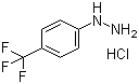 4-(Trifluoromethyl)phenylhydrazine hydrochloride molecular structure (CAS 2923-56-0)
