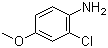 2-Chloro-4-methoxyaniline molecular structure (CAS 29242-84-0)