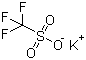 Potassium trifluoromethanesulfonate molecular structure (CAS 2926-27-4)