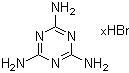 1,3,5-Triazine-2,4,6-triamine hydrobromide molecular structure (CAS 29305-12-2)