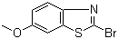 结构式 CAS# 2941-58-4, 2-溴-6-甲氧基苯并噻唑