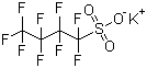 Potassium nonafluoro-1-butanesulfonate molecular structure (CAS 29420-49-3)