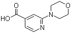2-(4-Morpholinyl)isonicotinic acid molecular structure (CAS 295349-64-3)