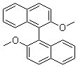 结构式 CAS# 2960-93-2, 2,2'-二甲氧基-1,1'-联萘