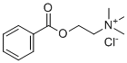 结构式 CAS# 2964-09-2, 苯甲酰基氯化胆碱