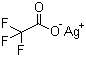 structure of CAS# 2966-50-9, Silver trifluoroacetate;Trifluoroacetic acid silver salt
