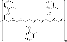 structure of CAS# 29690-82-2, Poly[(o-cresyl glycidyl ether)-co-formaldehyde]
