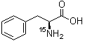 结构式 CAS# 29700-34-3, L-苯丙氨酸-<sup>15</sup>N