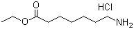 structure of CAS# 29840-65-1, 7-Amino-heptanoic acid ethyl ester hydrochloride