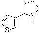 结构式 CAS# 298690-85-4, 2-(噻吩-3-基)吡咯烷