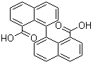 结构式 CAS# 29878-91-9, [1,1'-联萘]-8,8'-二甲酸