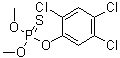 结构式 CAS# 299-84-3, 皮蝇磷; 芬氯磷