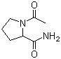 1-Acetyl-2-pyrrolidinecarboxamide molecular structure (CAS 30130-35-9)