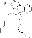 2-Bromo-9,9-dioctylfluorene molecular structure (CAS 302554-80-9)