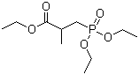 3-(Diethoxyphosphinyl)-2-methylpropanoic acid ethyl ester molecular structure (CAS 30336-95-9)
