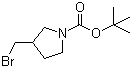 tert-Butyl 3-(bromomethyl)pyrrolidine-1-carboxylate molecular structure (CAS 305329-97-9)