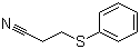 结构式 CAS# 3055-87-6, 3-(苯硫基)丙腈
