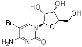 structure of CAS# 3066-86-2, 5-Bromocytidine