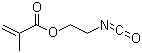 2-Isocyanatoethyl methacrylate molecular structure (CAS 30674-80-7)