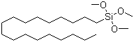 Octadecyltrimethoxysilane molecular structure (CAS 3069-42-9)