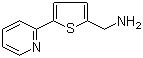 5-(2-Pyridinyl)thiophene-2-methylamine molecular structure (CAS 306934-92-9)