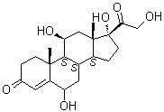 6-Hydroxycortisol molecular structure (CAS 3078-34-0)