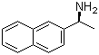 (S)-(-)-1-(2-萘基)乙胺分子结构 (CAS 3082-62-0)