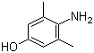 结构式 CAS# 3096-70-6, 3,5-二甲基-4-氨基苯酚