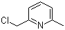 structure of CAS# 3099-29-4, 2-Chloromethyl-6-methylpyridine