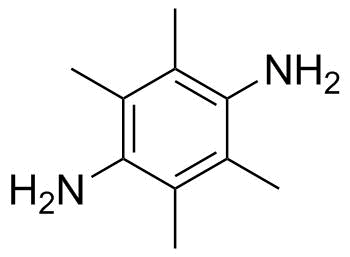 2,3,5,6-Tetramethyl-1,4-phenylenediamine molecular structure (CAS 3102-87-2)