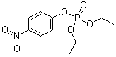 Phosphoric acid diethyl 4-nitrophenyl ester molecular structure (CAS 311-45-5)