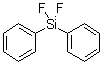 结构式 CAS# 312-40-3, 二氟二苯基硅烷
