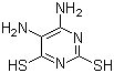 2,4-二巯基-5,6-二氨基嘧啶分子结构 (CAS 31295-41-7)