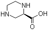 (R)-Piperazine-2-carboxylic acid molecular structure (CAS 31321-68-3)