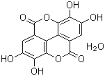 Ellagic acid hydrate molecular structure (CAS 314041-08-2)