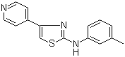 structure of CAS# 315702-99-9, STF-62247;N-(3-Methylphenyl)-4-(4-pyridinyl)-1,3-thiazol-2-amine