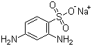 2,4-二氨基苯磺酸钠分子结构 (CAS 3177-22-8)
