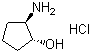 trans-(1R,2R)-2-Aminocyclopentanol hydrochloride molecular structure (CAS 31775-67-4)