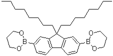 2,7-二(1,3,2-二氧硼杂环己烷-2-基)-9,9-二辛基-9H-芴分子结构 (CAS 317802-08-7)