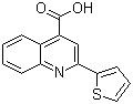 structure of CAS# 31792-47-9, 2-(Thiophen-2-yl)quinoline-4-carboxylic acid