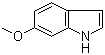 结构式 CAS# 3189-13-7, 6-甲氧基吲哚