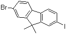 2-Bromo-7-iodo-9,9-dimethylfluorene molecular structure (CAS 319906-45-1)