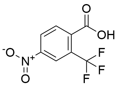 4-Nitro-2-(trifluoromethyl)benzoic acid molecular structure (CAS 320-37-6)