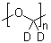 structure of CAS# 32008-59-6, Poly(oxymethylene-d<sub>2</sub>)