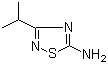 5-Amino-3-isopropyl-1,2,4-thiadiazole molecular structure (CAS 32039-21-7)